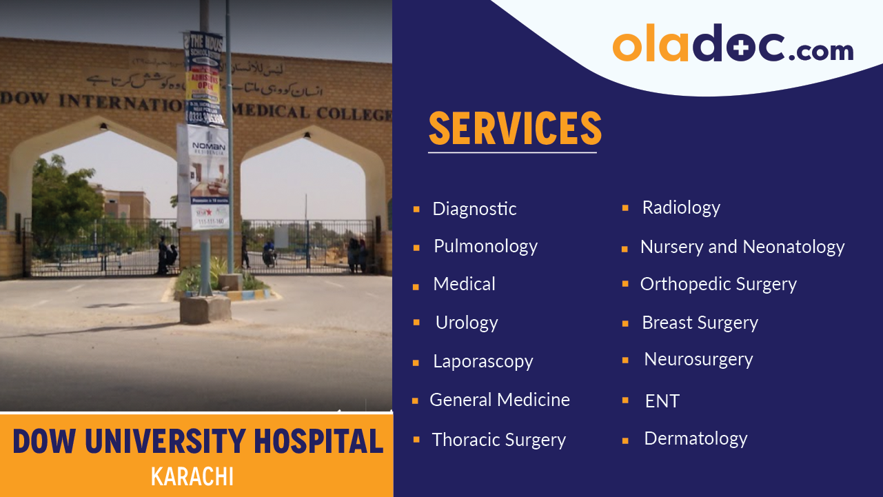 Dow university hospital ojha camp karachi doctors list fee